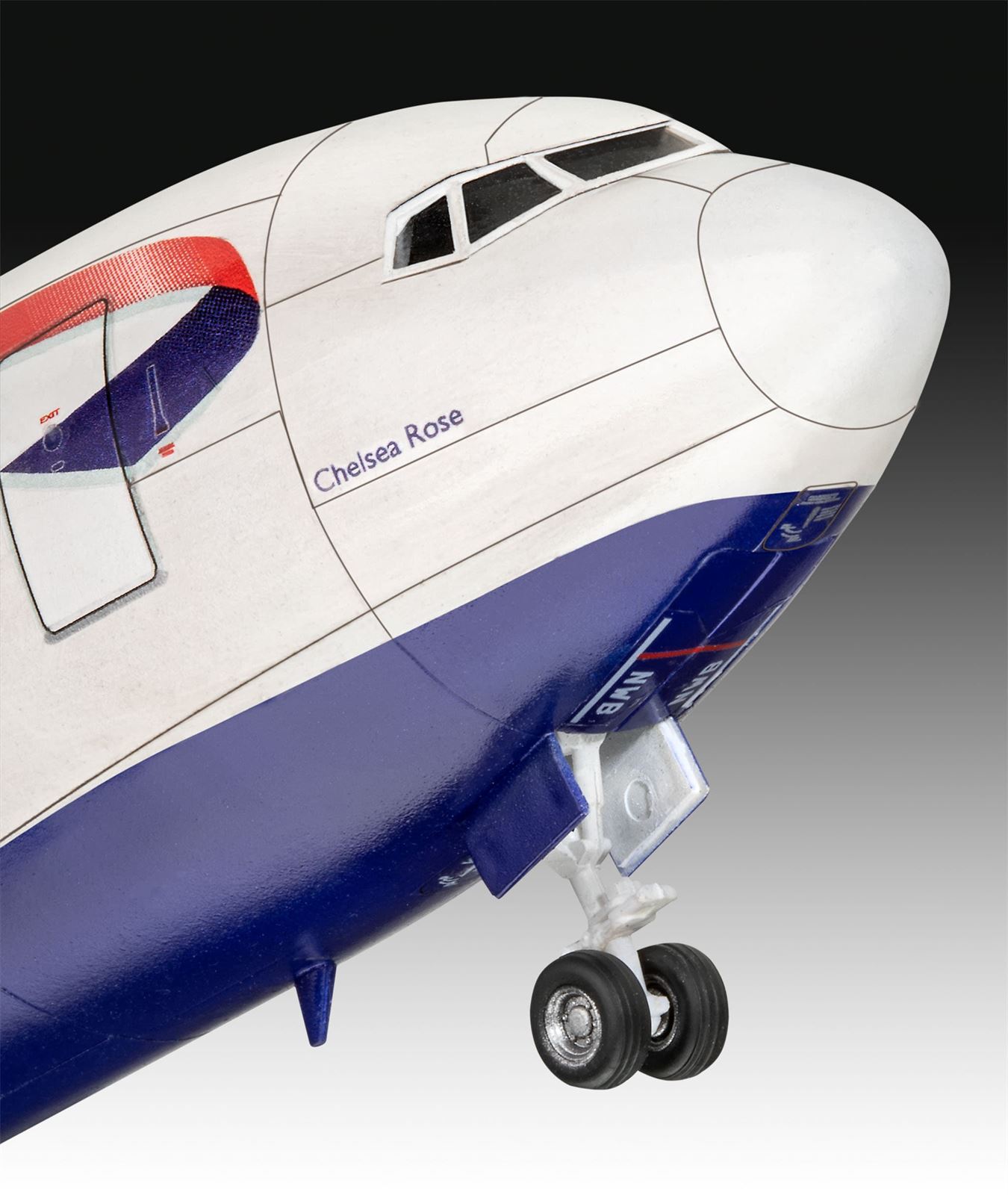1/144 Boeing 767-300ER British Airways REVELL (03862) - Imagen 3