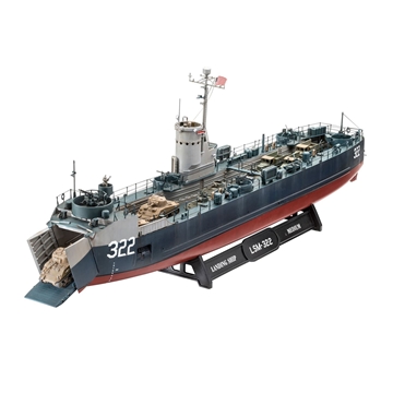 1/144 US Navy Landing Ship Medium (Bofors 40 mm gun)  REVELL 05169 - Imagen 1