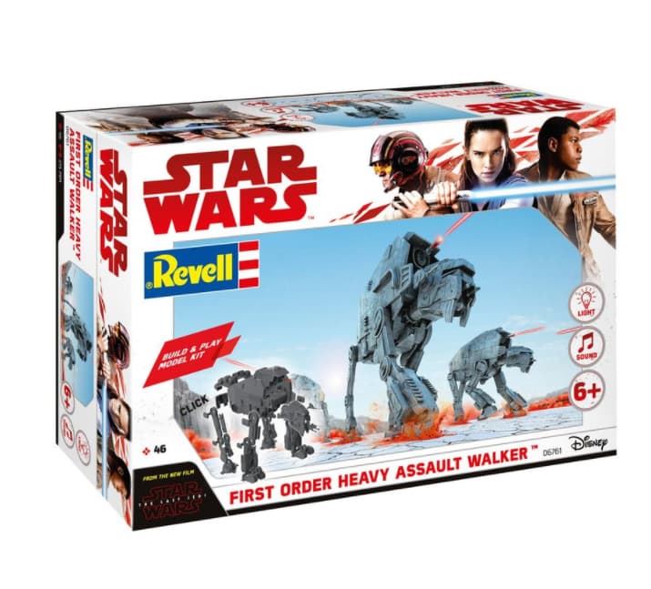 1/164 star wars build & play andador de asalto pesado de primer orden (episodio viii) - Imagen 4