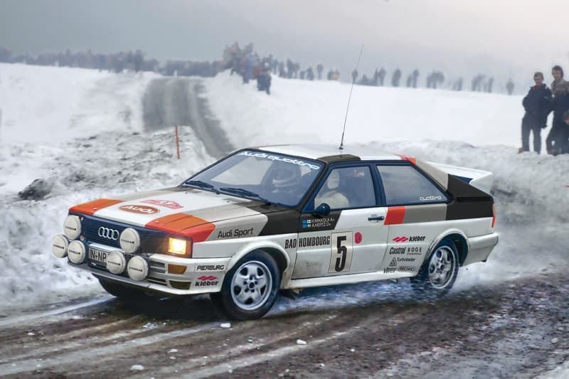 1/24 audi quattro rally montecarlo 1981 - Imagen 1