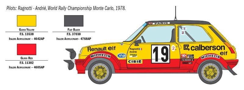 1/24 renault R5 rally alpino - Imagen 4