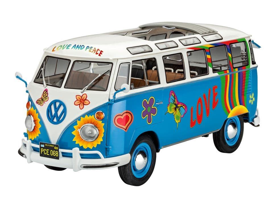 1/24 VW T1 Samba Bus Flower Power - Imagen 1