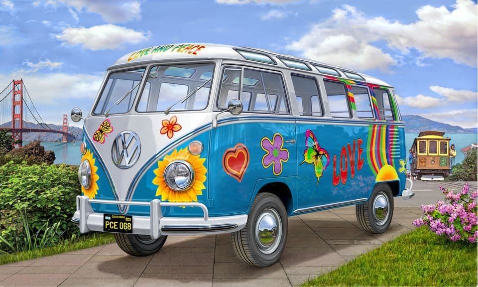 1/24 VW T1 Samba Bus Flower Power - Imagen 5