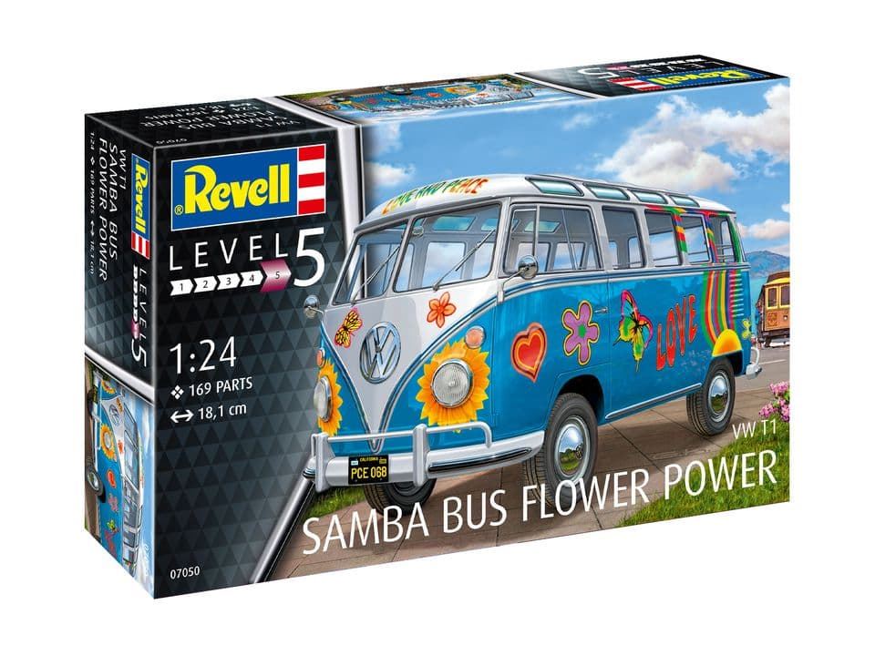 1/24 VW T1 Samba Bus Flower Power - Imagen 6