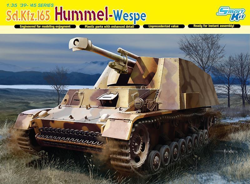 1/35 (Dragon) Sd.Kfz.165 HIUMMEL-WESPE (SMART KIT) - Imagen 1