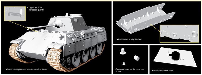 1/35 Pz.Beog.Wg.V PANTHER mit 5cm Kw.K.39/1 - Imagen 2