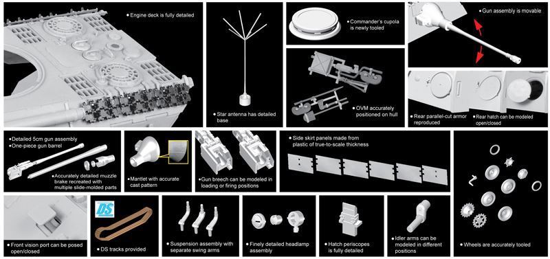 1/35 Pz.Beog.Wg.V PANTHER mit 5cm Kw.K.39/1 - Imagen 3