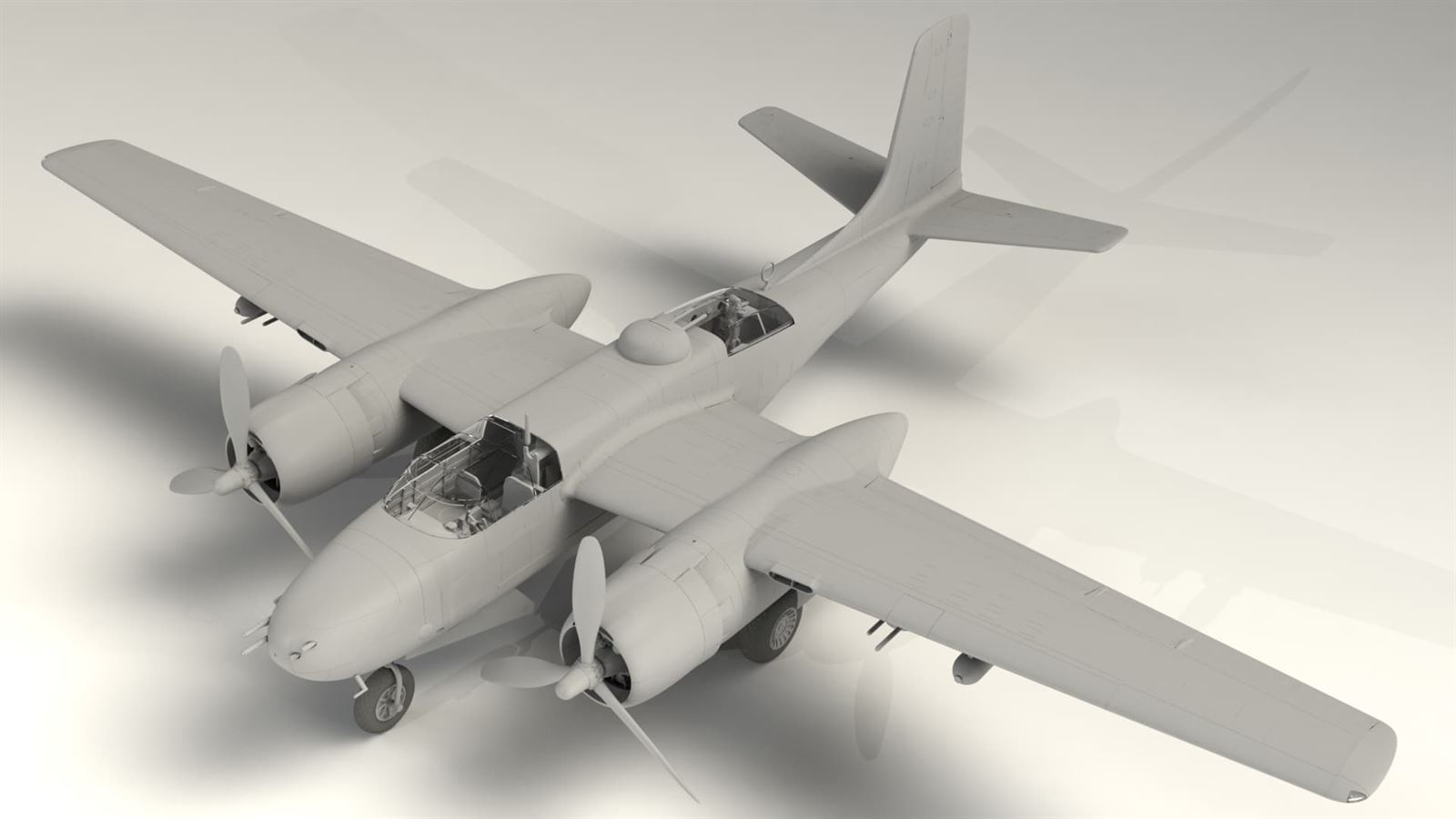 1/48 A-26B-15 Invader, WWII American Bomber ICM 48282 - Imagen 2