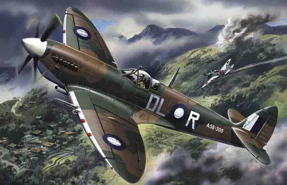 1/48 Spitfire Mk.VIII, WWII British Fighter(ICM) (48067) - Imagen 1