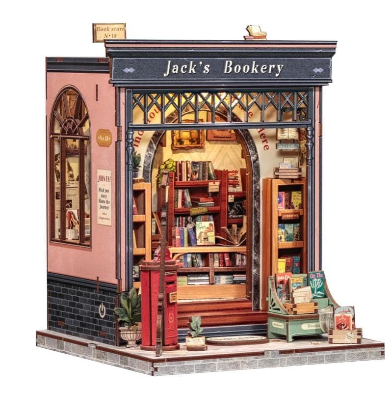 Book Nook Librería "Jack's Bookery" con 330 piezas. - Imagen 1