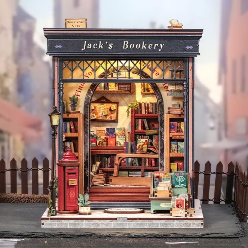 Book Nook Librería "Jack's Bookery" con 330 piezas. - Imagen 3