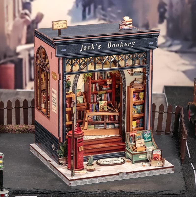 Book Nook Librería "Jack's Bookery" con 330 piezas. - Imagen 5