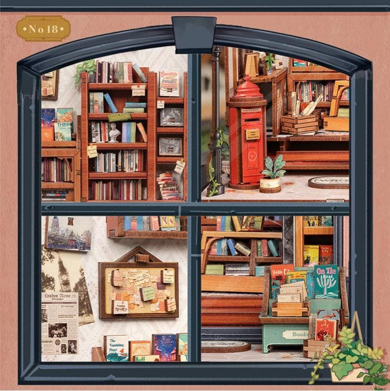 Book Nook Librería "Jack's Bookery" con 330 piezas. - Imagen 7