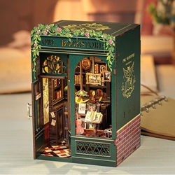 Book Nook Librería "Owl Bookstore" con 88 piezas. - Imagen 1