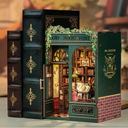 Book Nook Librería "Owl Bookstore" con 88 piezas. - Imagen 2