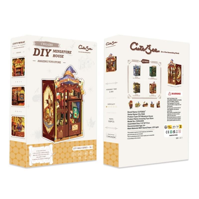 Book Nook Tienda de juguetes "Amazing Toy Store" con 107 piezas - Imagen 9