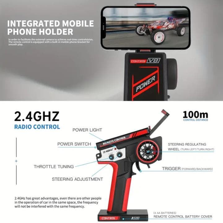 Buggy Brushless 3s 124008 1/12 RTR Wltoys Ref. 124008 - Imagen 12