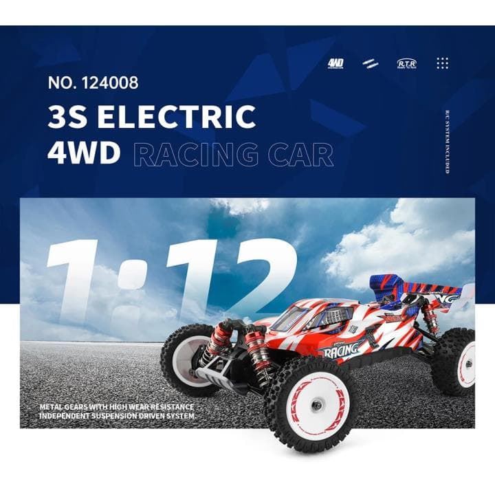 Buggy Brushless 3s 124008 1/12 RTR Wltoys Ref. 124008 - Imagen 5