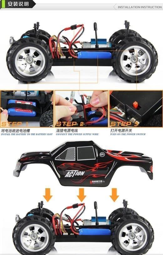 Buggy WLT 50km/h Coche radio control - Coche rc - Coche r/c - coche teledirigido - Imagen 6