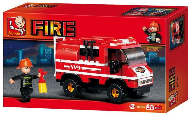 Coche bomberos pequeño - Imagen 1