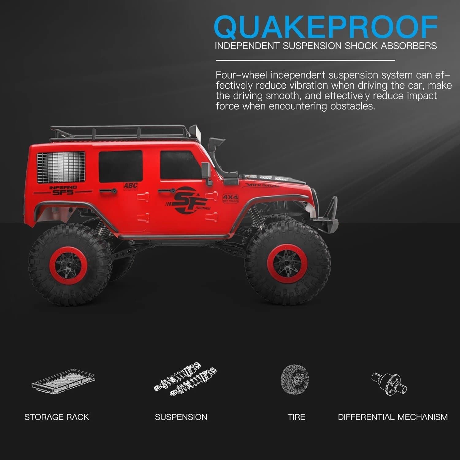 CRAWLER JEEP WRANGLER 1/10 RTRRef.: 104311 - Imagen 11