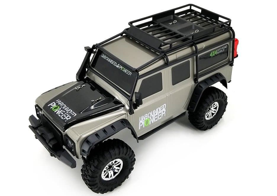 CRAWLER LAND ROVER DEFENDER 1/10 RTR GRIS - Imagen 2