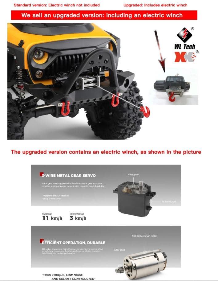 CRAWLER WLTOYS 104020 - Imagen 10