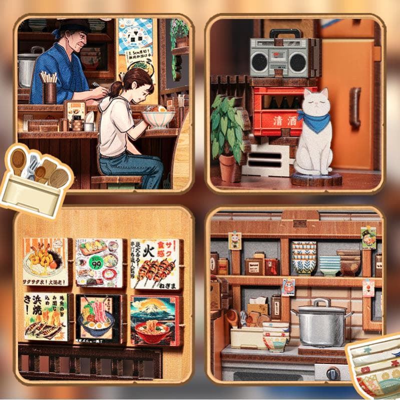 Cutebee Miniature Oishii Kyoto con (175 piezas) - Imagen 3