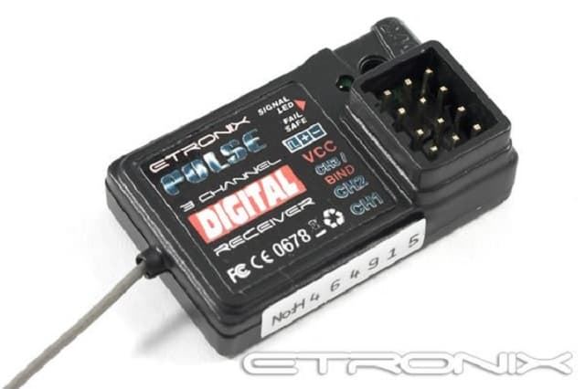 EMISORA ETRONIX PULSE GFSK EX2 SPORT 2,4GHZ 2CH - Imagen 3