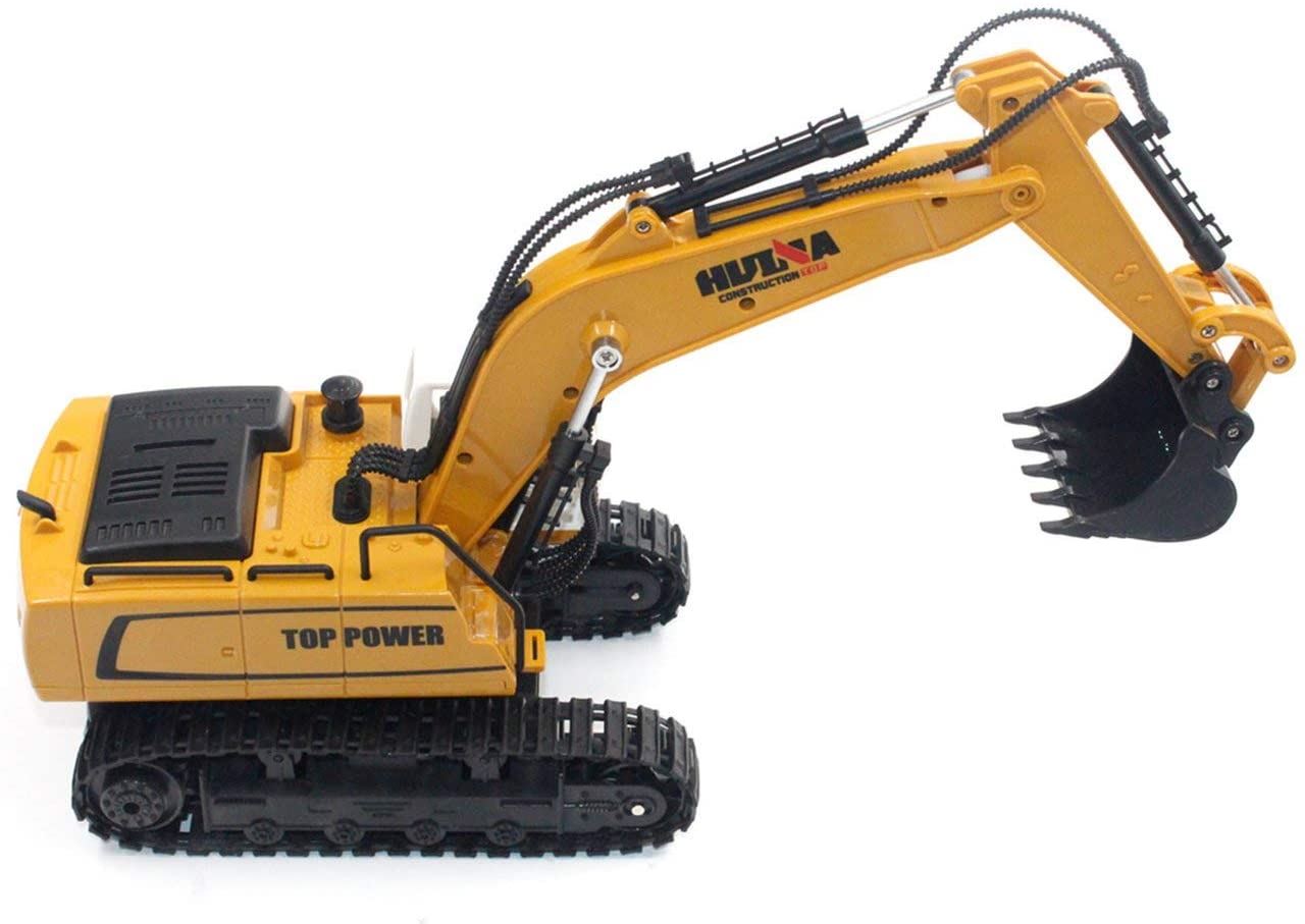 Excavadora rc 1/18 con 9 canales Huina 1331 - Imagen 3