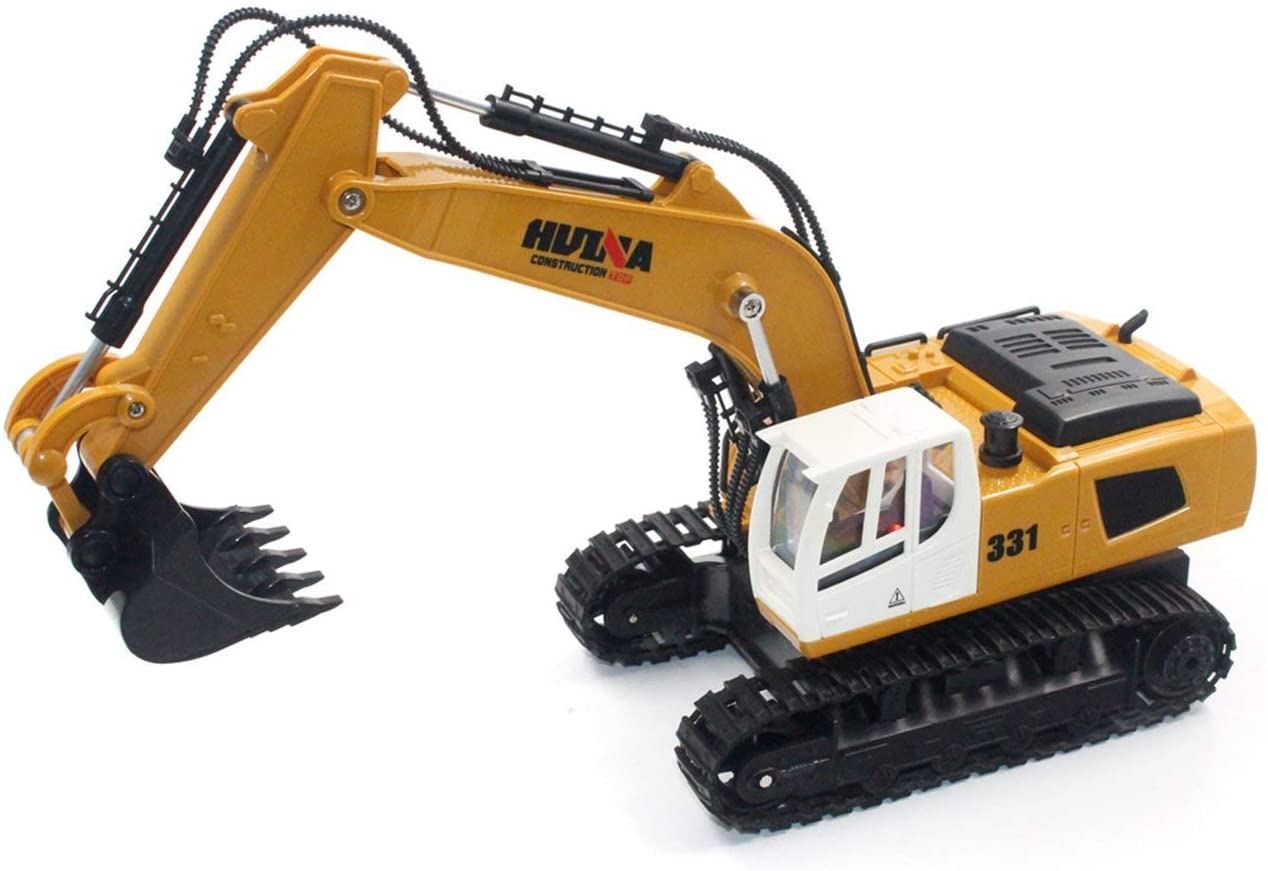 Excavadora rc 1/18 con 9 canales Huina 1331 - Imagen 4