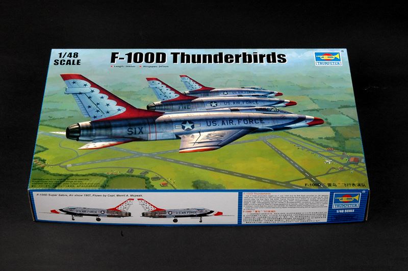 F-100D en librea de Thunderbirds 02822 - Imagen 2