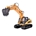 HUINA 1350 1/16 RC Excavator with 15 Channels - Imagen 1