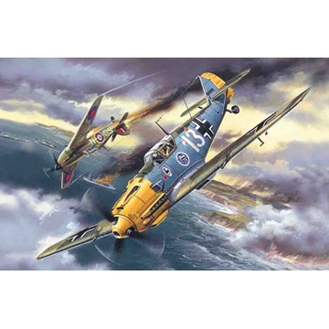 ICM 1/72 Messerschmitt Bf 109E-3, WWII German Fighter - Imagen 1