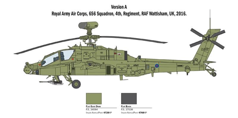 ITALERI 2748 1/48 AH-64D Apache Longbow - Imagen 3