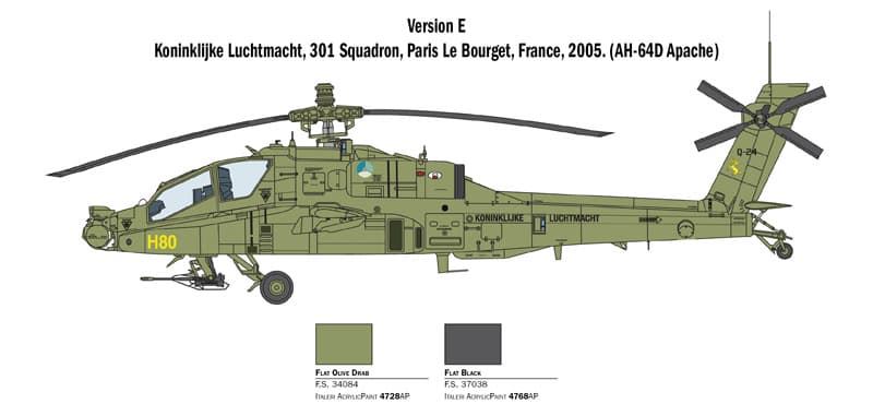 ITALERI 2748 1/48 AH-64D Apache Longbow - Imagen 7