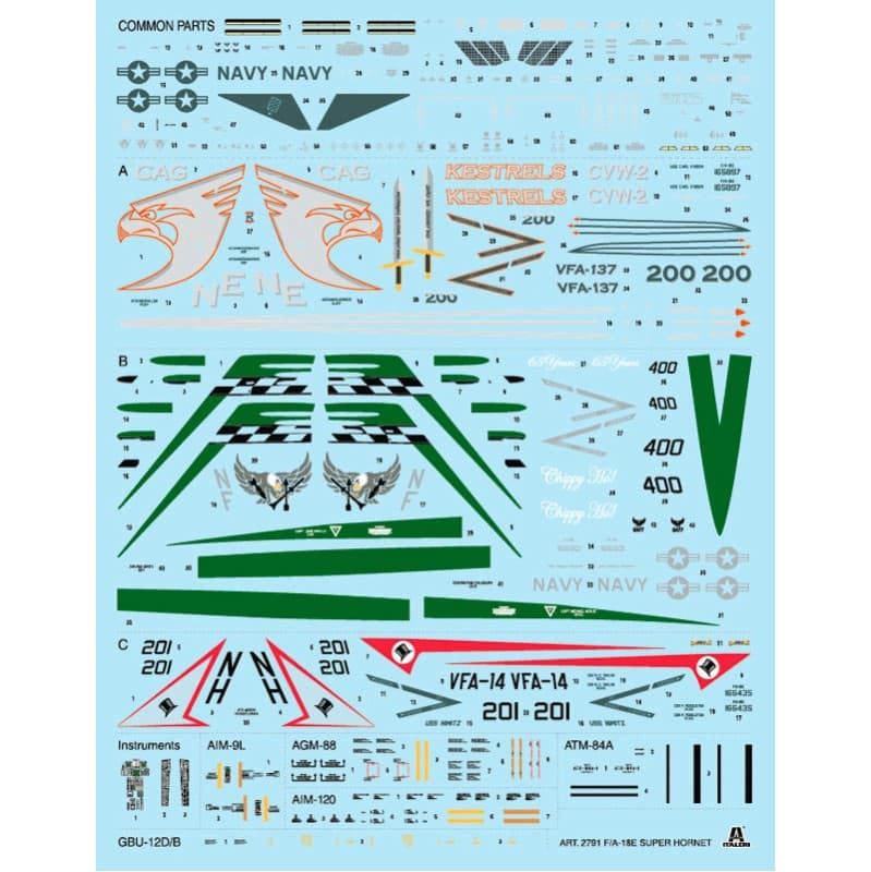 Italeri Avión F/A-18E Super Hornet 1:48 - Imagen 3