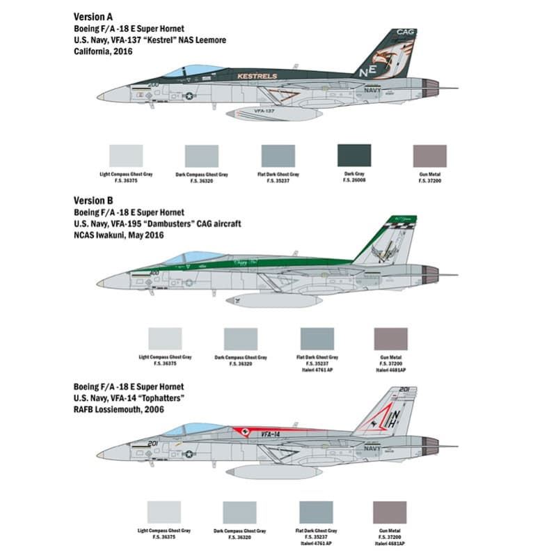 Italeri Avión F/A-18E Super Hornet 1:48 - Imagen 4