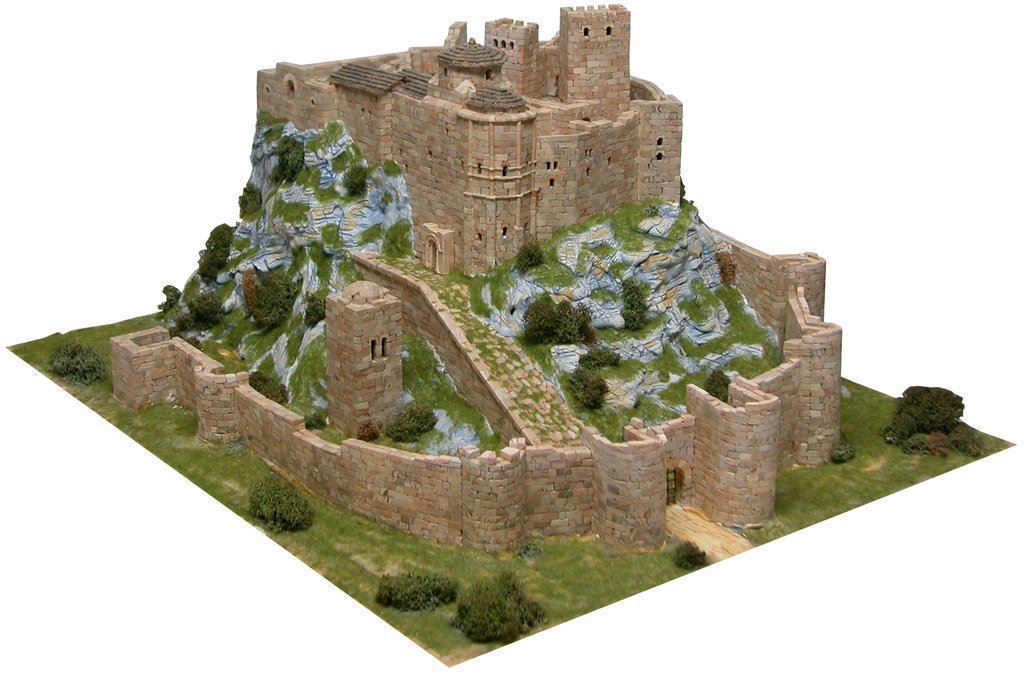 KITS CONSTRUCCION CASAS - CASAS LADRILLO - CONSTRUCCION EN PIEDRA AEDES (1007) CASTILLO DE LOARRE - Imagen 1