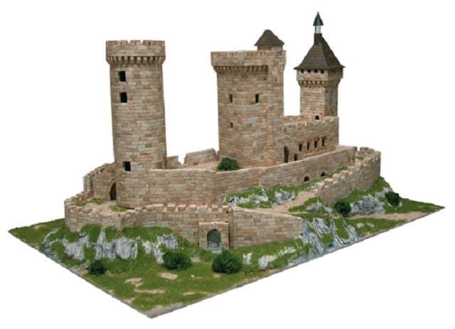 KITS CONSTRUCCION CASAS - CASAS LADRILLO - CONSTRUCCION EN PIEDRA AEDES (1010) CHATEAU DE FOIX - Imagen 1