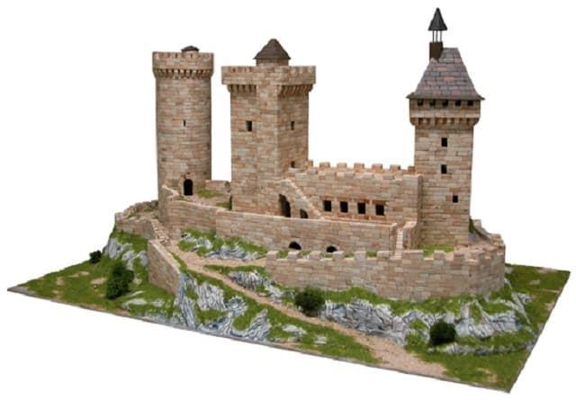 KITS CONSTRUCCION CASAS - CASAS LADRILLO - CONSTRUCCION EN PIEDRA AEDES (1010) CHATEAU DE FOIX - Imagen 3