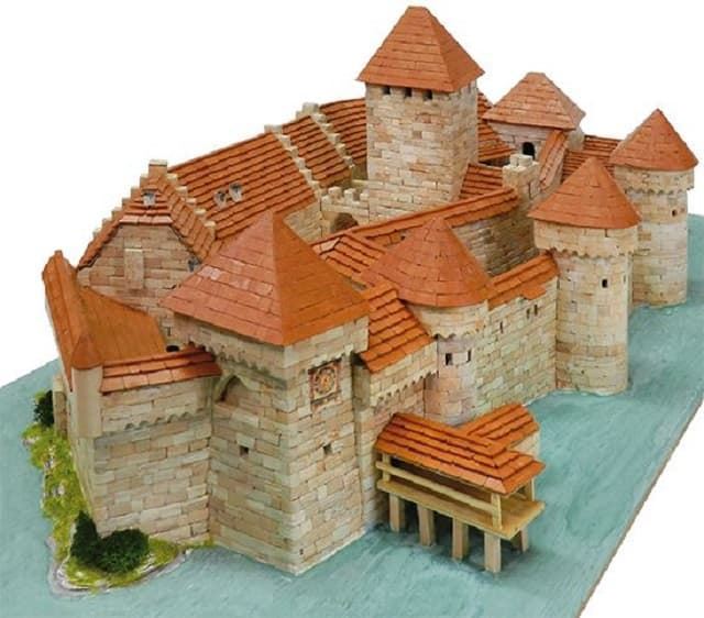 KITS CONSTRUCCION CASAS - CASAS LADRILLO - CONSTRUCCION EN PIEDRA AEDES (1012) CHATEU DE CHILLON - Imagen 1