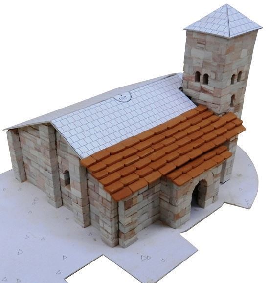 KITS CONSTRUCCION CASAS - CASAS LADRILLO - CONSTRUCCION EN PIEDRA AEDES (1107) IGLESIA DE SANTA CECILIA - Imagen 3
