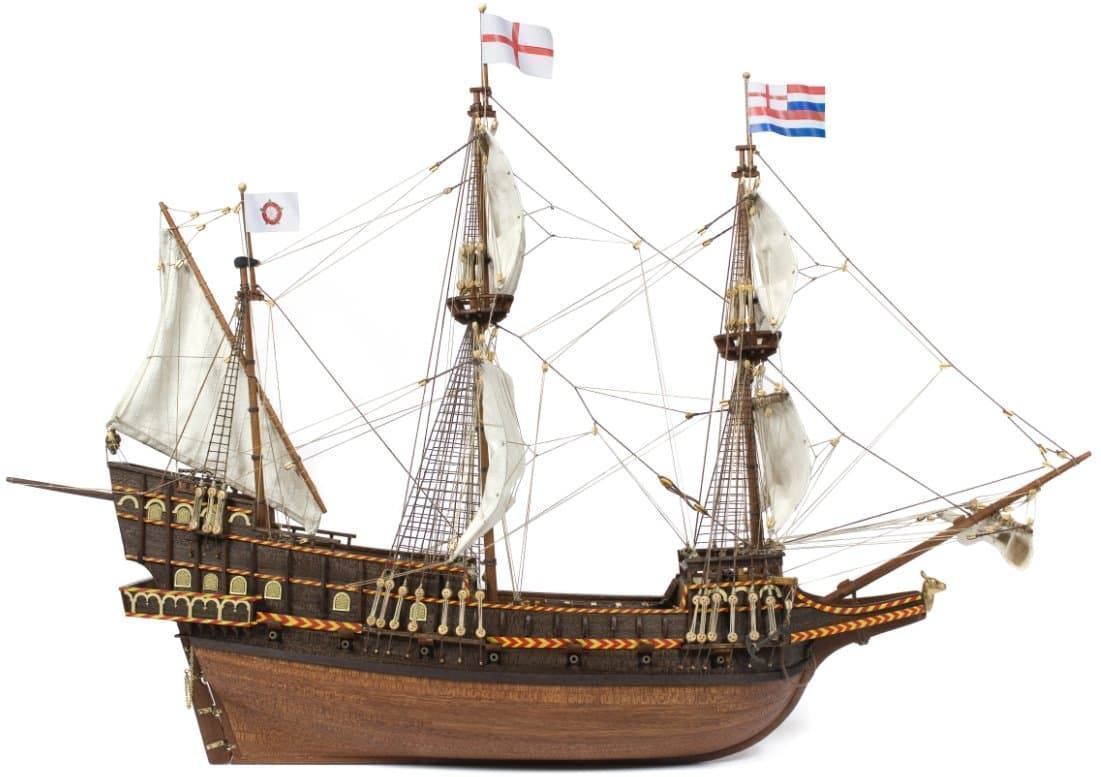 Maqueta barco de madera: Barco Golden Hind (OCCRE 12003) - Imagen 1