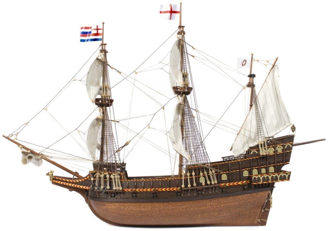 Maqueta barco de madera: Barco Golden Hind (OCCRE 12003) - Imagen 2