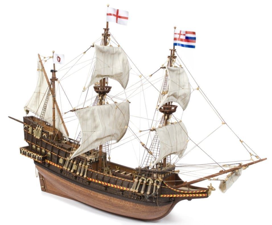 Maqueta barco de madera: Barco Golden Hind (OCCRE 12003) - Imagen 3