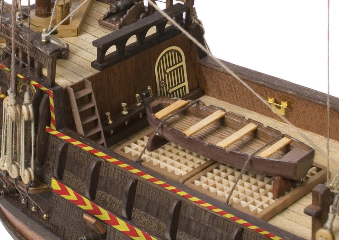 Maqueta barco de madera: Barco Golden Hind (OCCRE 12003) - Imagen 7