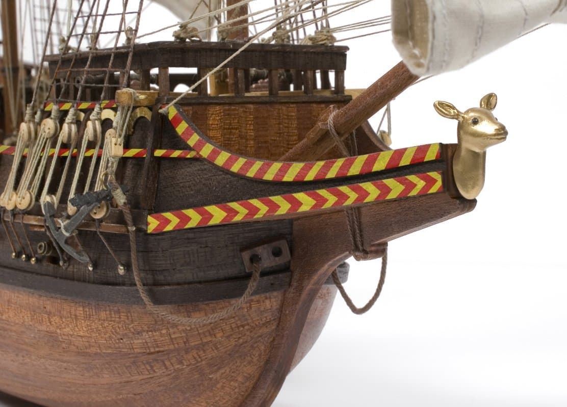 Maqueta barco de madera: Barco Golden Hind (OCCRE 12003) - Imagen 10
