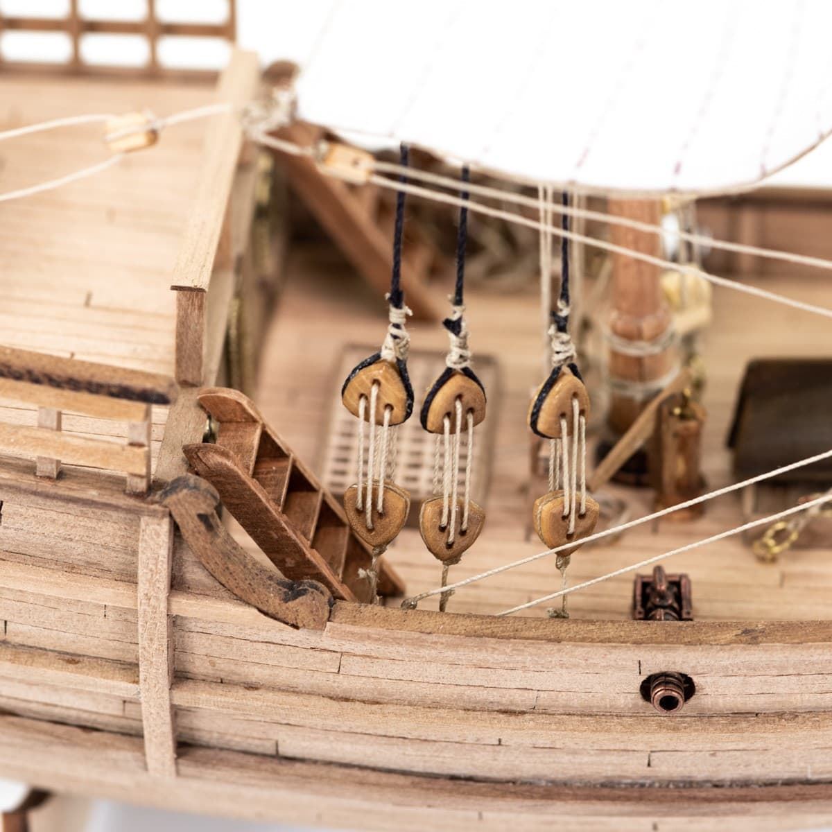 Maqueta barco de madera: Carabela Pinta - Imagen 9