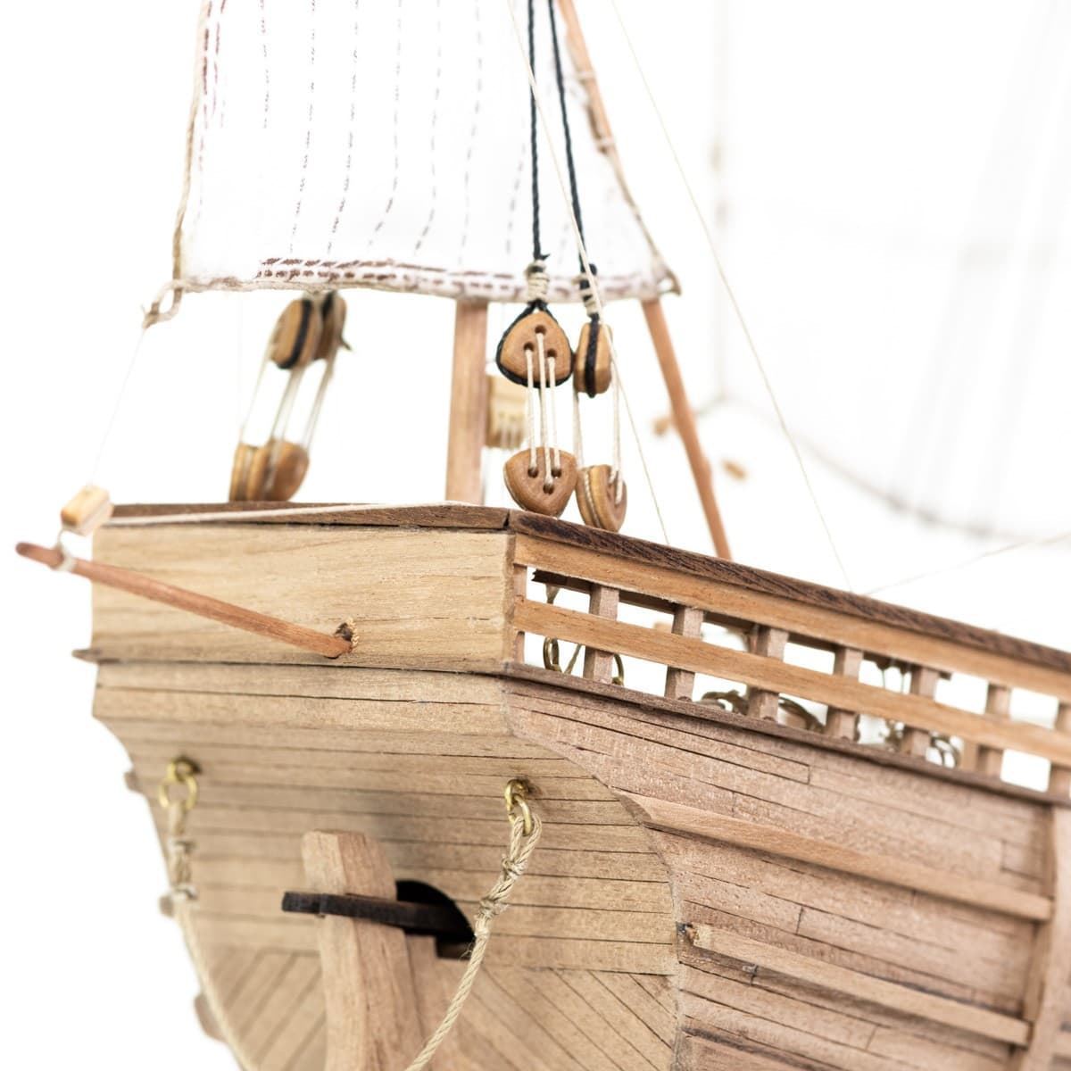 Maqueta barco de madera: Carabela Pinta - Imagen 10